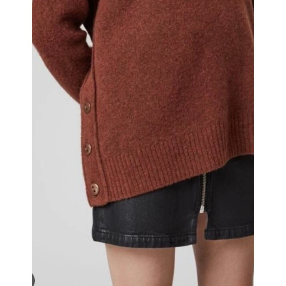 AllSaints Rufa Jumper Cinnamon Red Size Small‎ - Picture 2 of 10